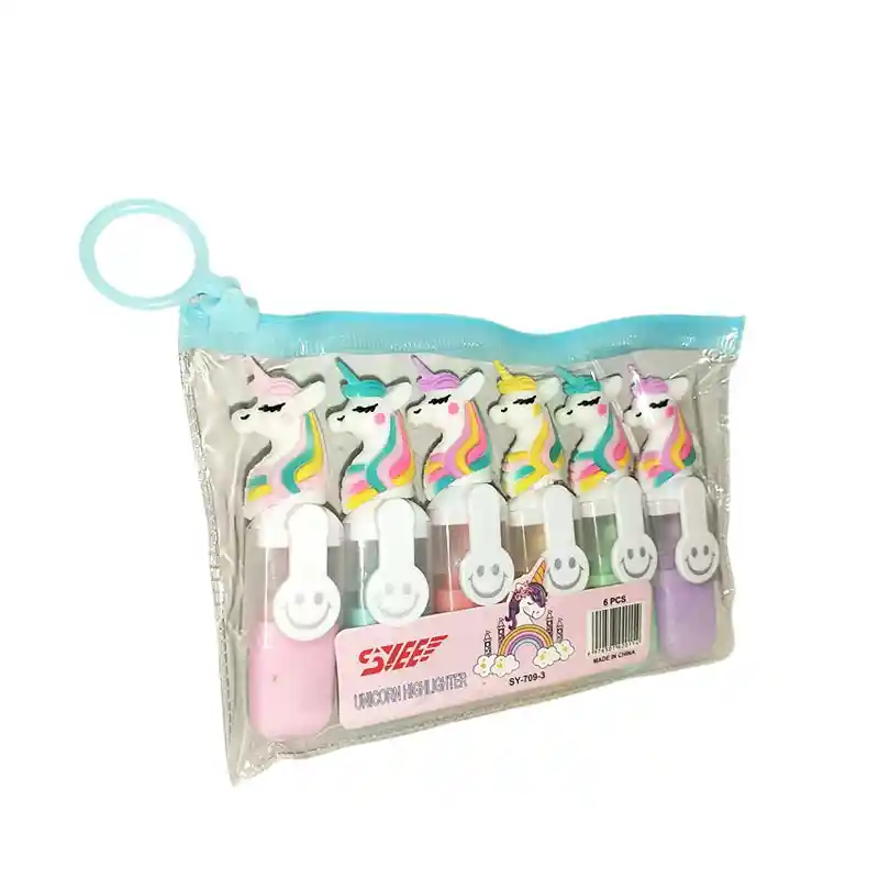 Resaltador Mini Pastel Kawaii X 6