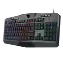 Teclado Gamer Redragon K503a Rgb Harpe Pro Macros Multimedia