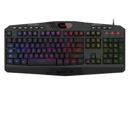 Teclado Gamer Redragon K503a Rgb Harpe Pro Macros Multimedia