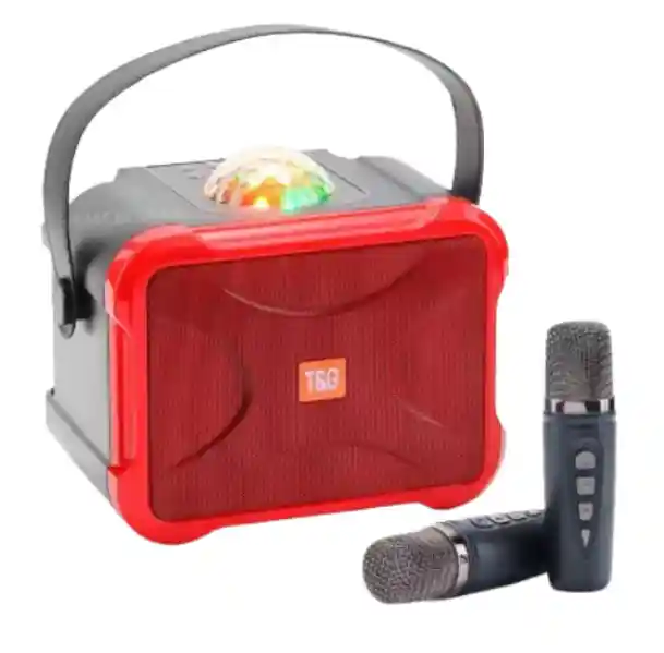 Parlante Tg543dk Rojo Con Sonido Potente Y Diseño Compacto