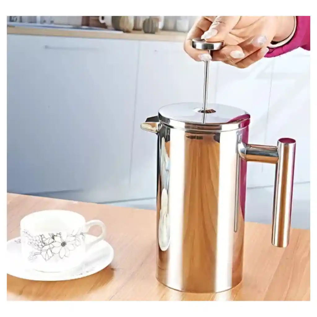 Cafetera Prensa Francesa Acero Toma Agradable Café 350ml