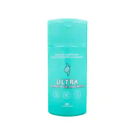 Citrato De Magnesio By Ultra X60 Capsulas