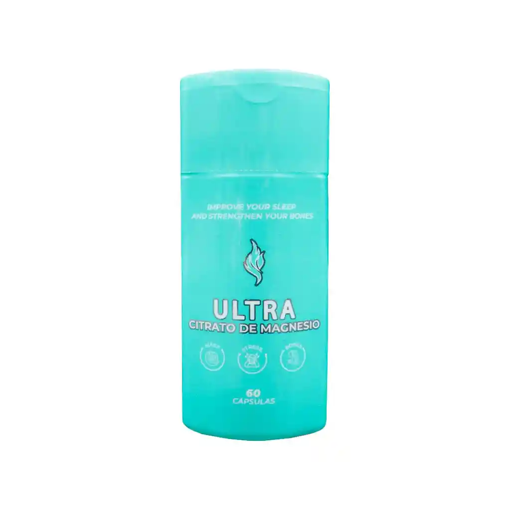 Citrato De Magnesio By Ultra X60 Capsulas