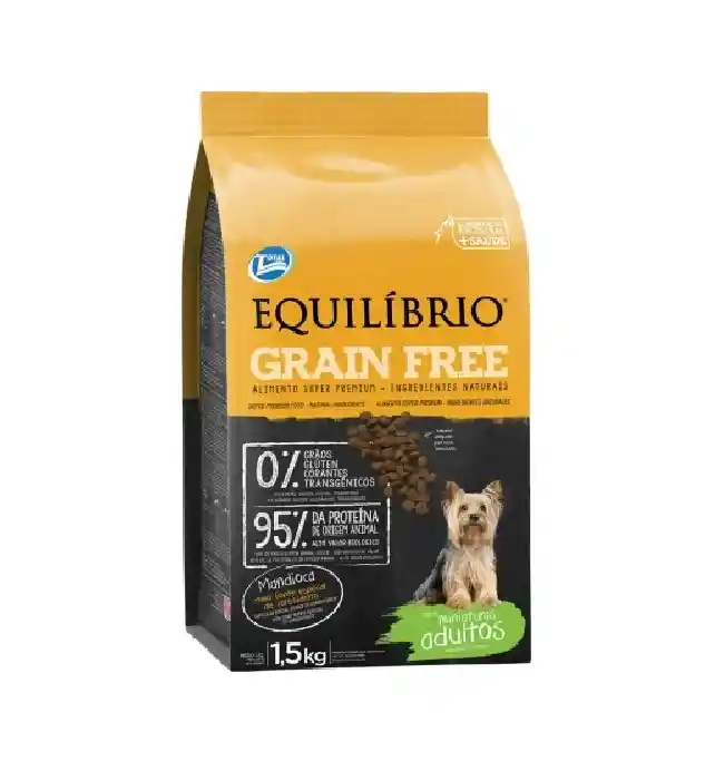 Equilibrio P. Grain Free Adulto X 1.5kg Miniaturas