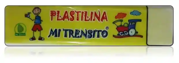 Plastilina En Barra Color Amarillo 55 Gr Mi Trencito