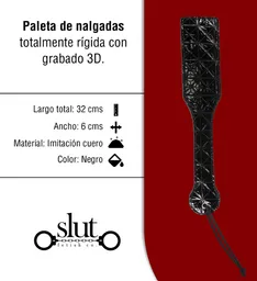 Paleta De Nalgadas Revolución - Negra