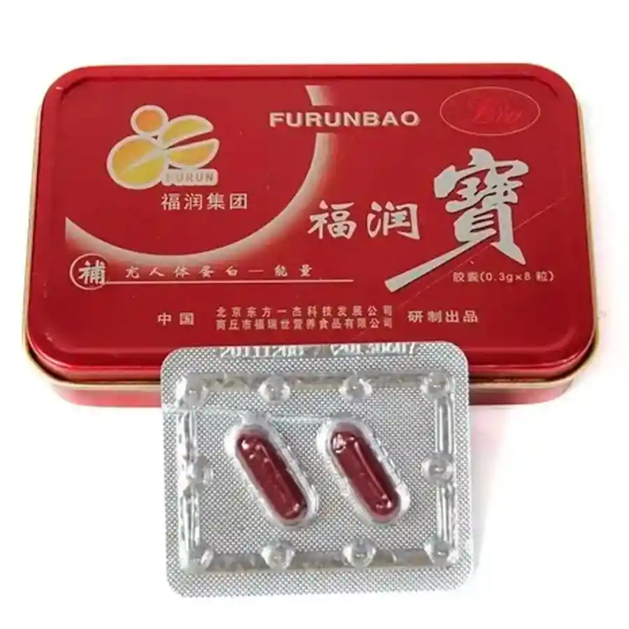 Furunbao Caja X8 Comprimidos Original Potenciador Sexual Masculino