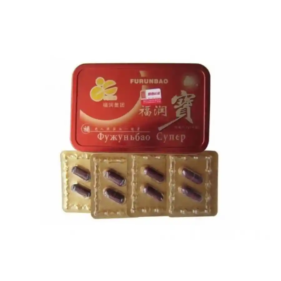 Furunbao Caja X8 Comprimidos Original Potenciador Sexual Masculino
