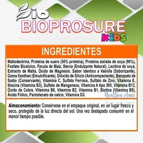 Multivitamínico Para Niños Bioprosure Kids 700g