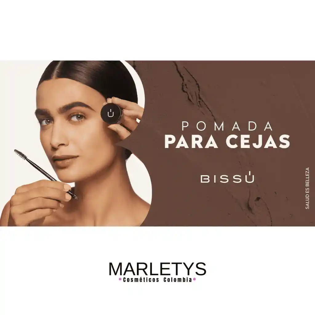 Pomada Para Cejas Bissú - Tono Café Cenizo