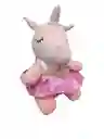 Peluche Muñeco Juguete Con Diseño De Unicornio Rosado O Blanco