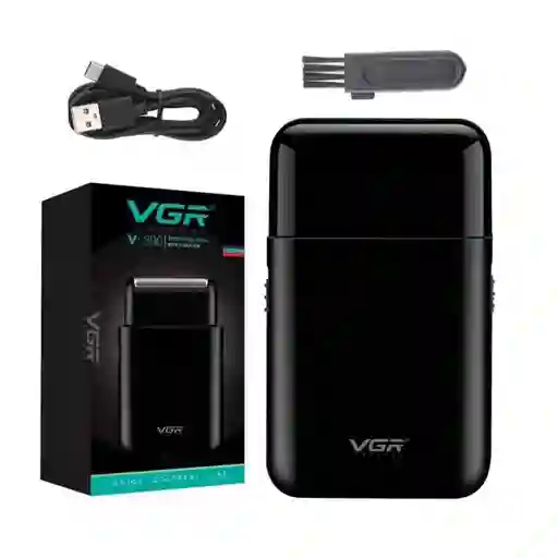 Maquina Afeitadora Rasuradora Vgr V 390 Negro