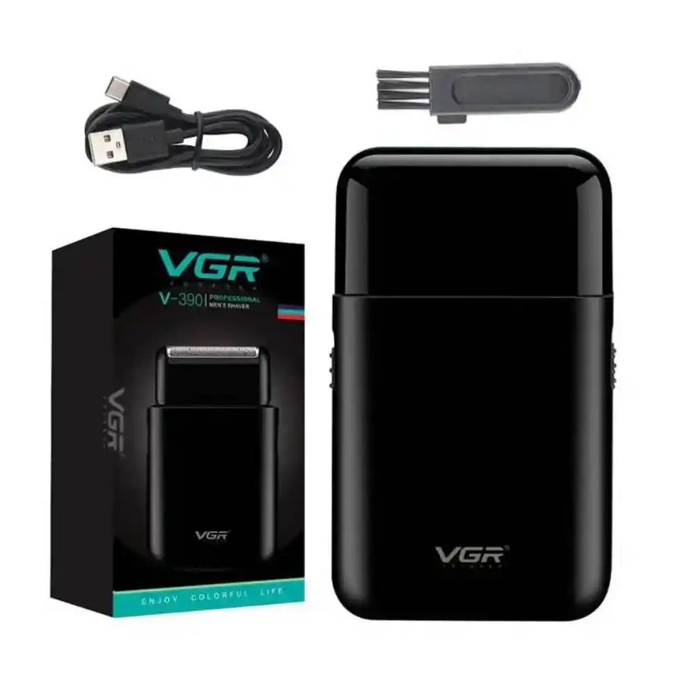 Maquina Afeitadora Rasuradora Vgr V 390 Negro