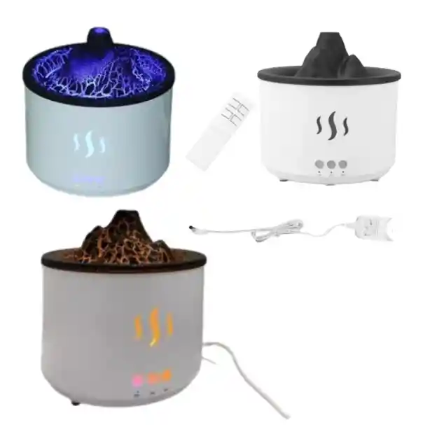 Humificador De Aroma Negro Kp-2301 Con Diseño Moderno