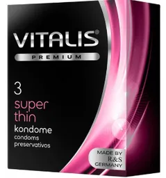 Condón Vitalis Super Thin X 3 Unidades