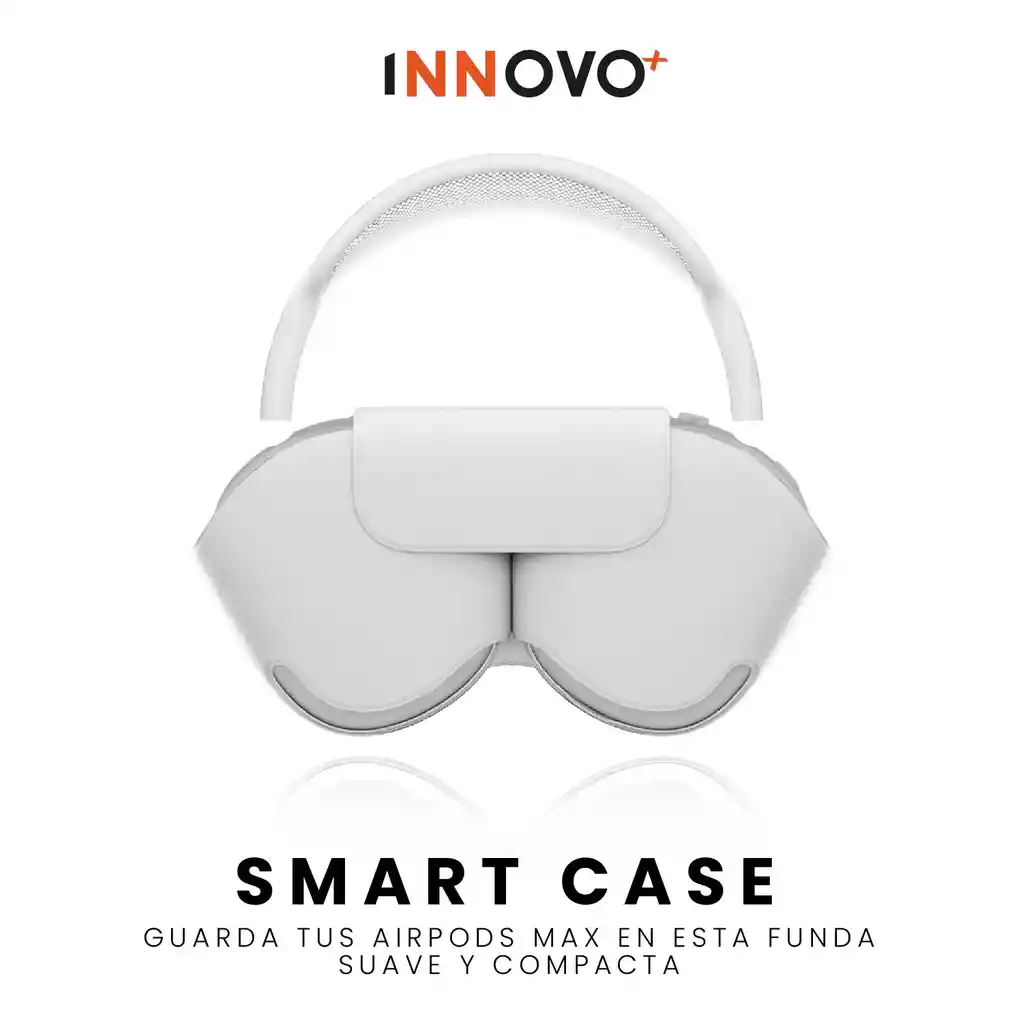 Audífonos Airpods Max 1.1 Replic Magnetica Full Sonido Bluetooth Estuche Blanco