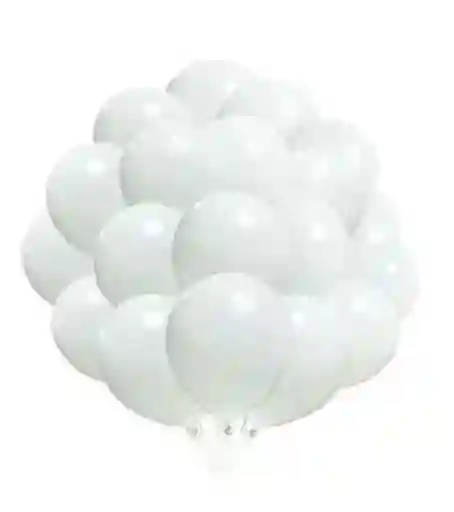 Globo R12 X 50 Und Color Blanco