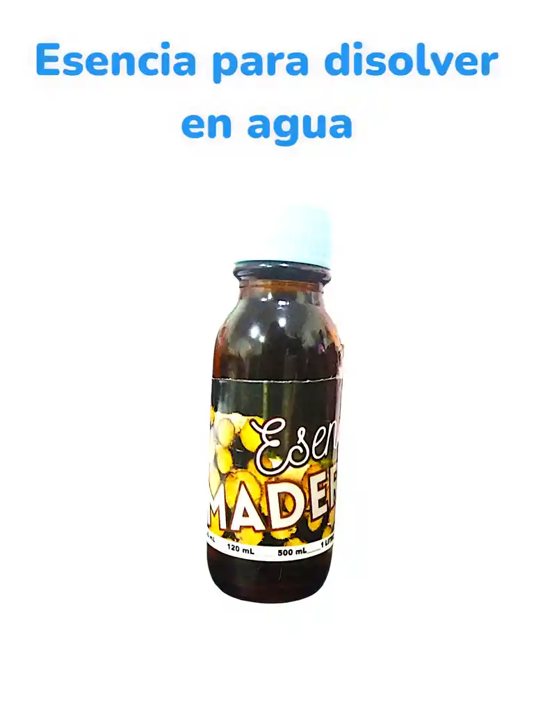 Esencia Concentrada Para Lavadora Aroma Madera X 30 Ml