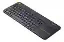 Logitech K400 Plus, Teclado Inalámbrico Touch, Pc Android Tv