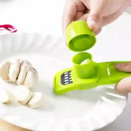 Rallador Y Prensa De Ajo Jengibre Nuez Multifuncional