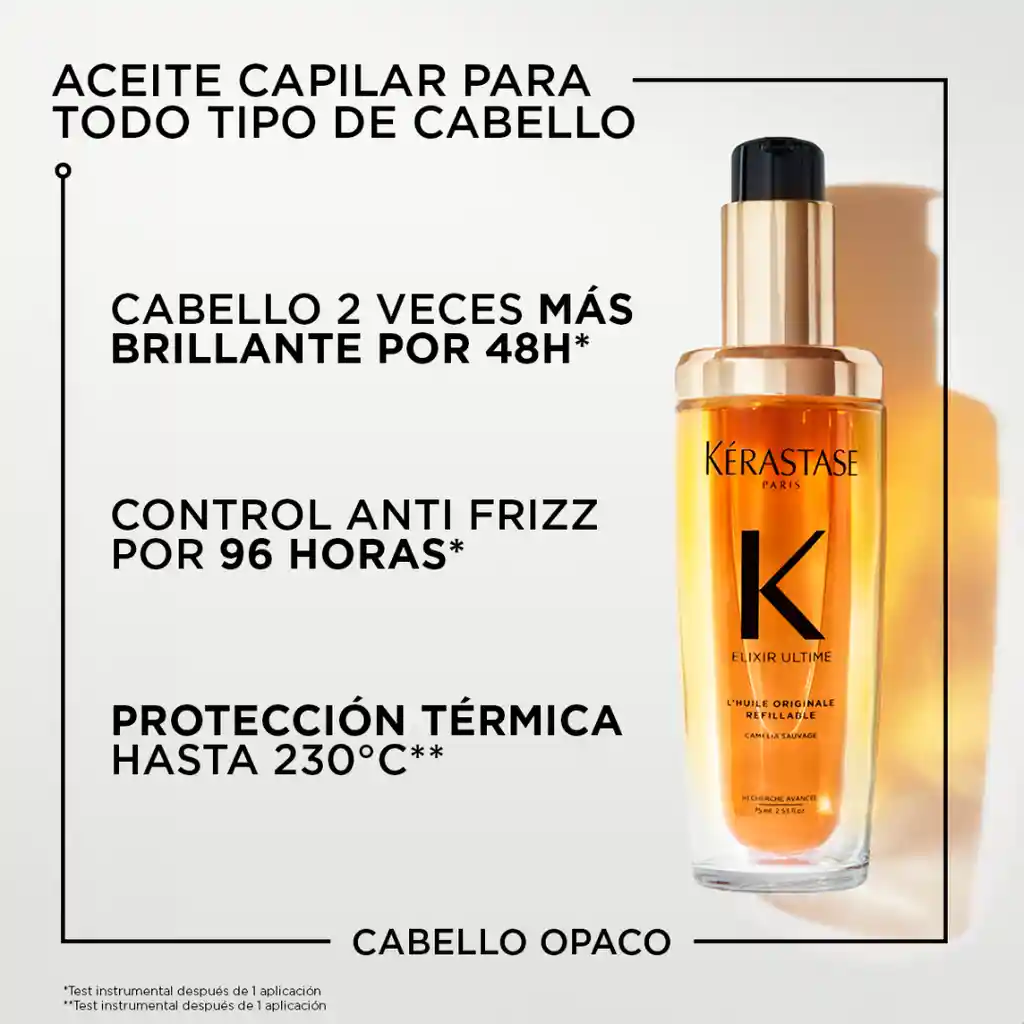 Tratamiento Oleo Elixir Ultime - Nueva Presentación