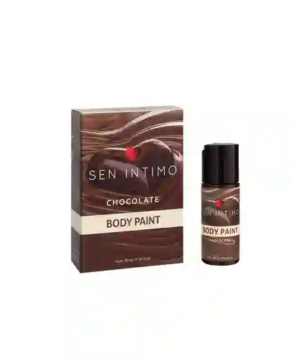 Lubricante Comestible Body Paint Chocolate 30ml Sen Intimo