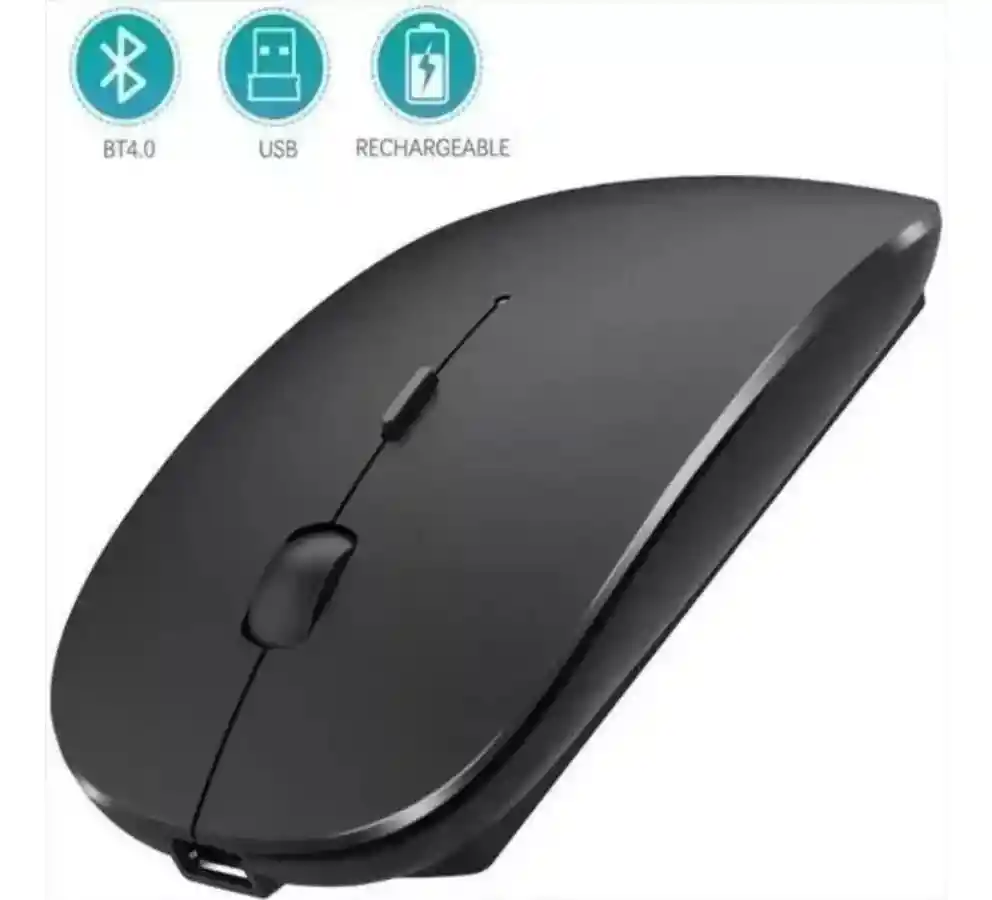 Mouse Inalámbrico Bluetooth Recargable