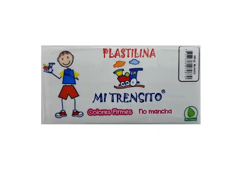Plastilina En Barra Color Blanco 250 Gr Mi Trencito
