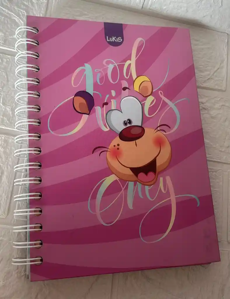 Cuaderno 5 Materias Pequeño Dama Cuadriculado Lukis