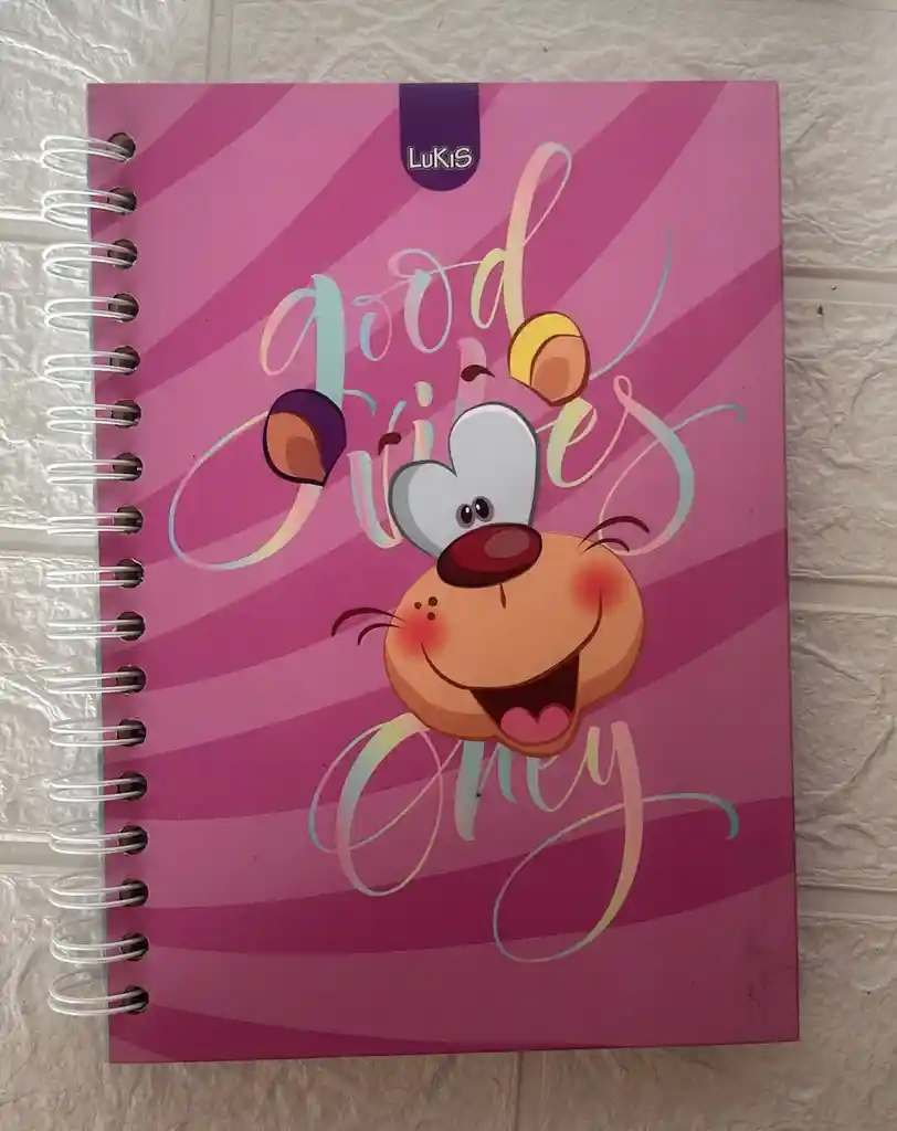 Cuaderno 5 Materias Pequeño Dama Cuadriculado Lukis