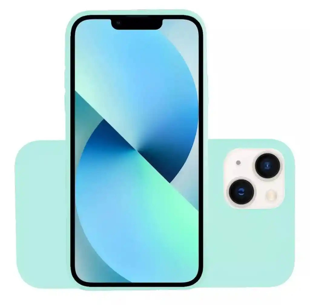 Funda Protectora Silicone Case Para Iphone 14 Estuche Antigolpes