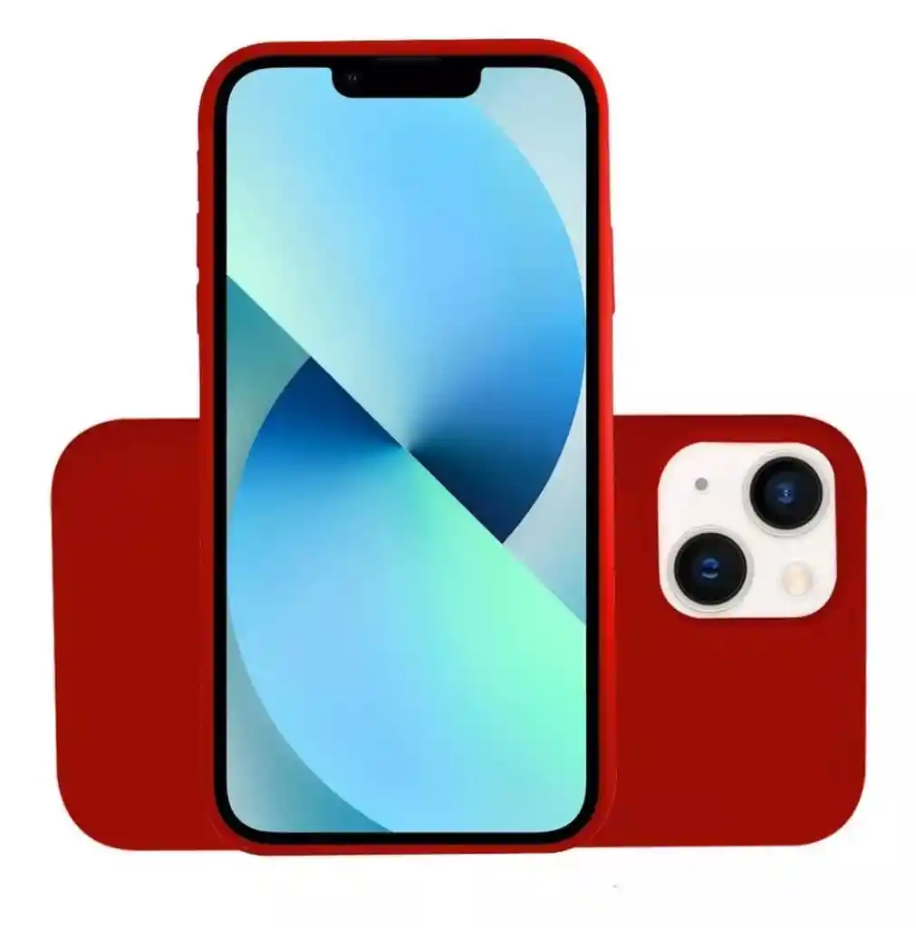 Funda Protectora Silicone Case Para Iphone 14 Estuche Antigolpes