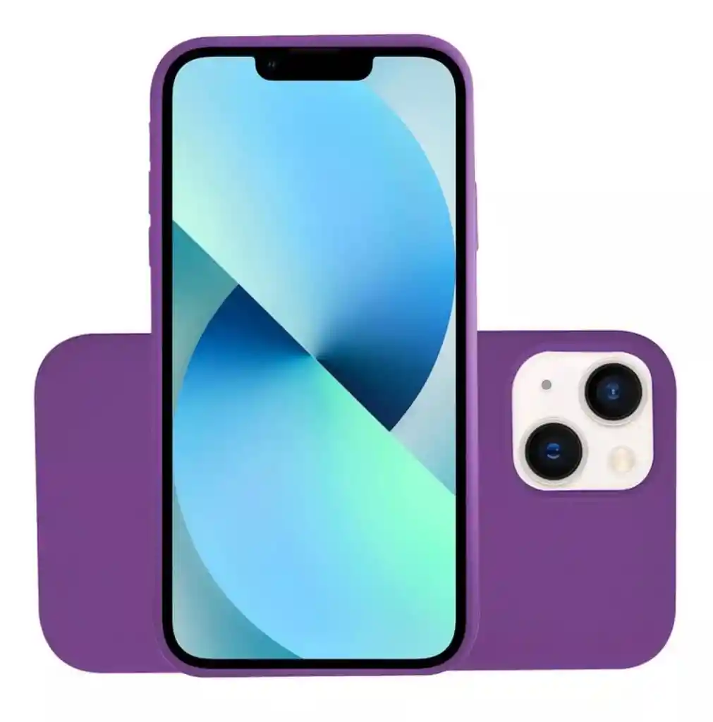Funda Protectora Silicone Case Para Iphone 14 Estuche Antigolpes