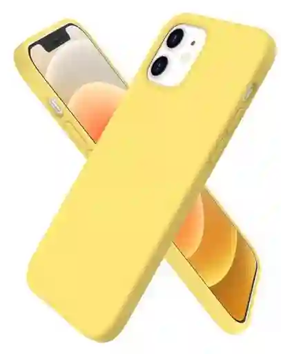 Funda Protectora Silicone Case Para Iphone 12 Estuche Antigolpes