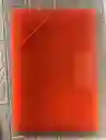 Carpeta Plastica Resorte Oficio Naranja