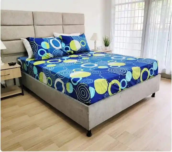 Juego De Sabana Estampada - Cama Doble De 140x190