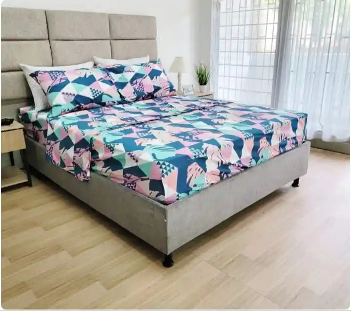 Juego De Sabana Estampada - Cama Doble De 140x190