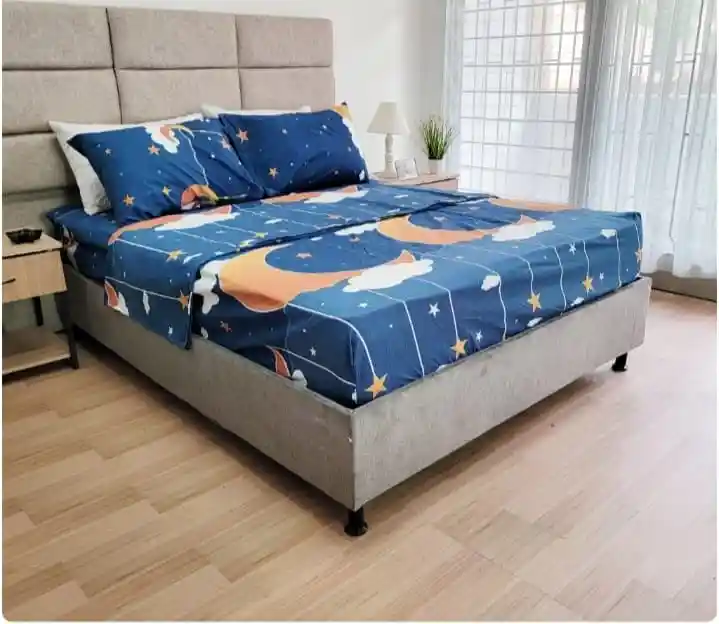 Juego De Sabana Estampada - Cama Doble De 140x190