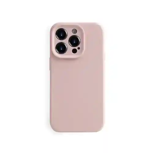 Estuche Para Iphone 16 Pro Max De Silicona Color: Light Rose