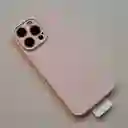 Estuche Para Iphone 16 Pro Max De Silicona Color: Light Rose