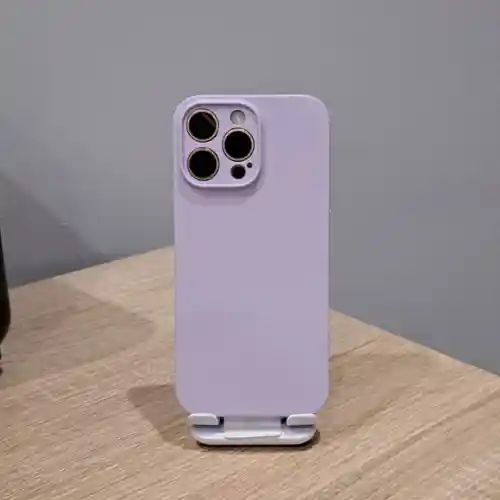 Estuche Para Iphone 16 Pro Max De Silicona Color: Light Purple