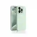Estuche Para Iphone 16 Pro Max De Silicona Color: Verde Menta