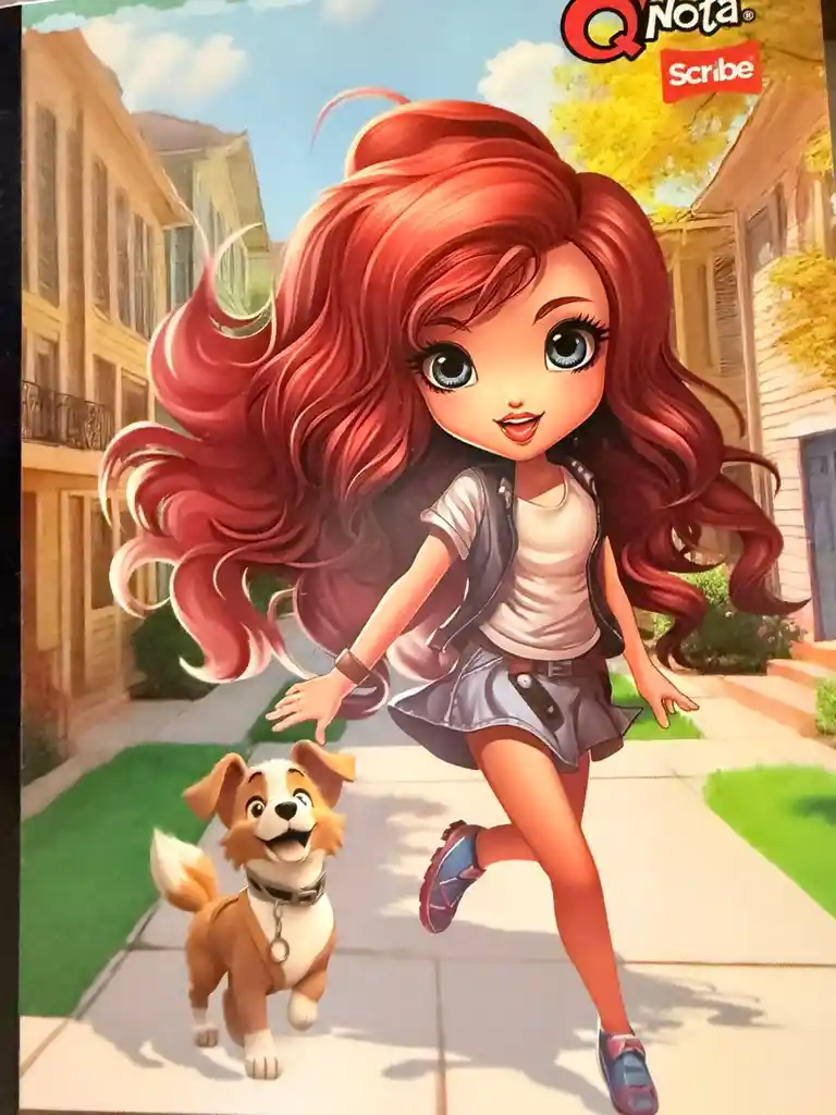 Cuaderno Cuadriculado Para Niña