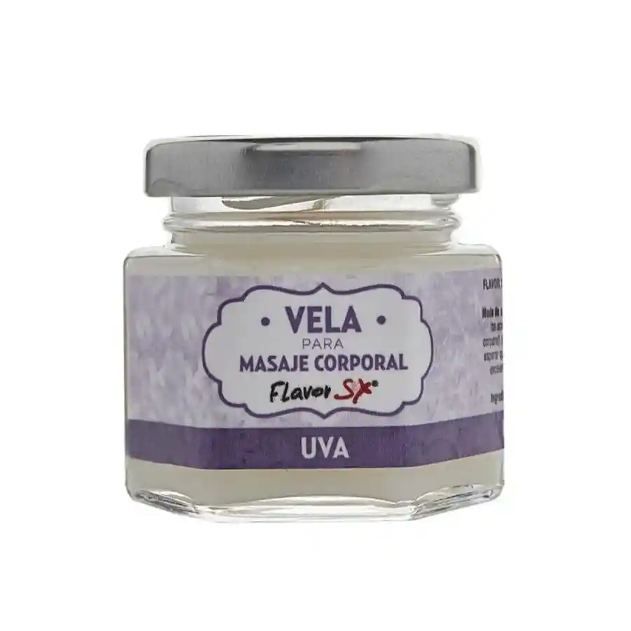 Vela De Masajes Corporal Uva Flavor