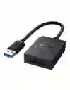 Lector De Tarjetas Ugreen 2 En 1, Usb 3.0 A Tf, Sd Y Micro Sd Negro
