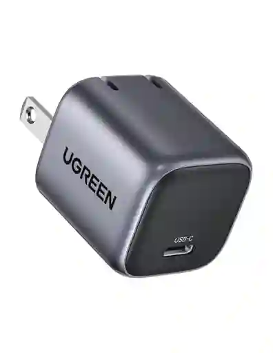 Mini Cargador Ugreen Nexode Usb C 30w Gan Cargador Tipo C Gris