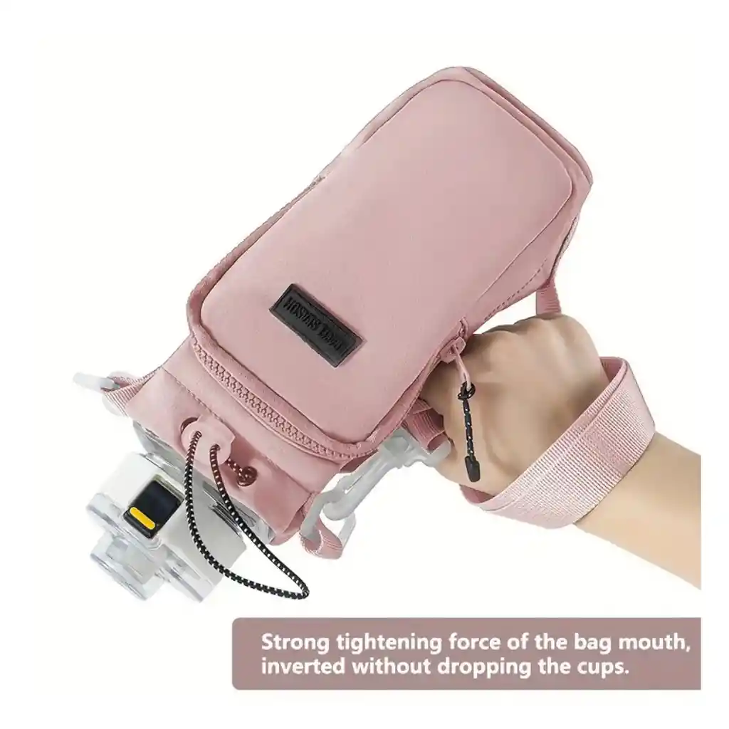 Funda Bolso Porta Botella Termo Accesorio Senderismo Camping