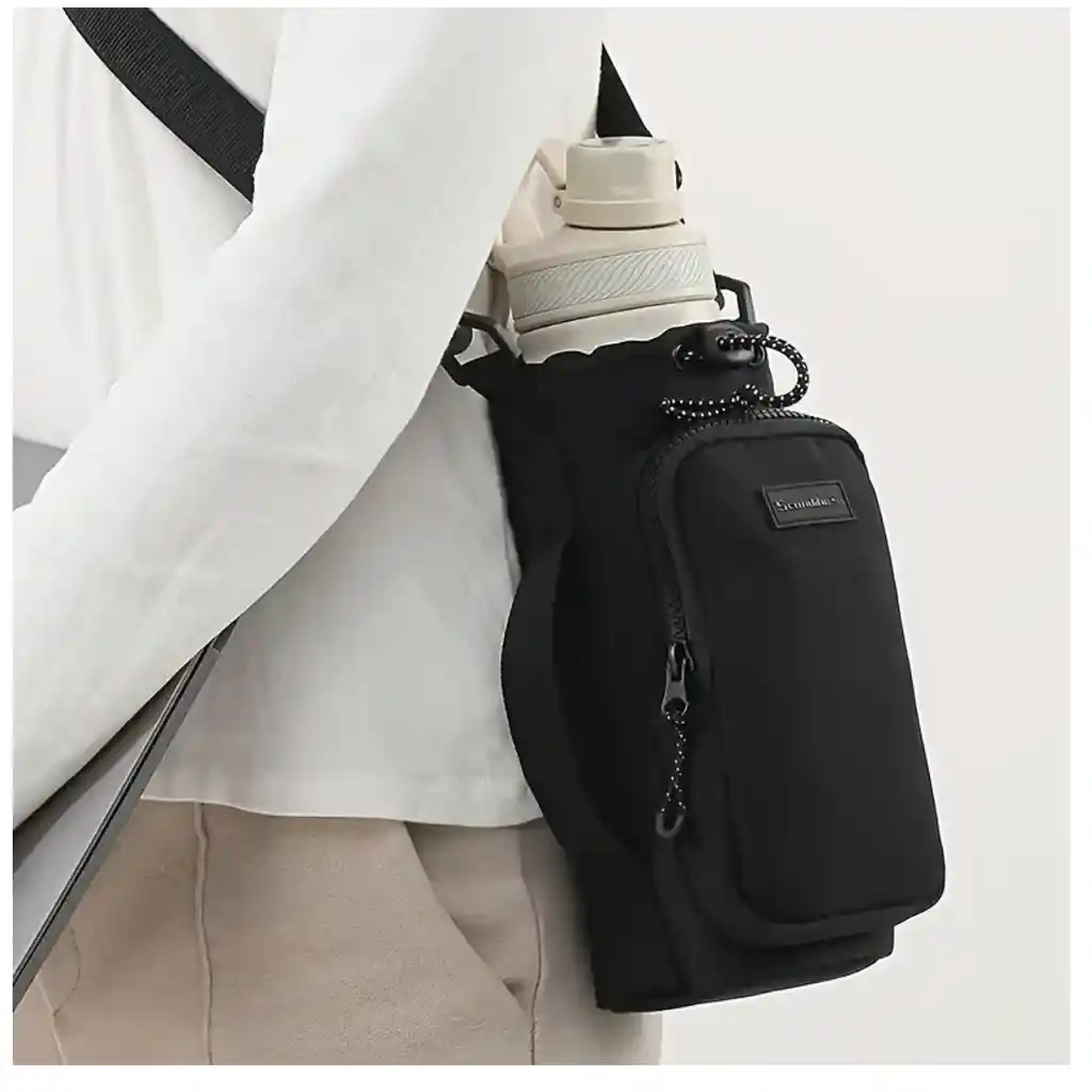 Funda Bolso Porta Botella Termo Accesorio Senderismo Camping