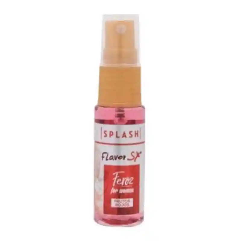 Splash Con Feromonas Para Mujer Frutos Rojos 20 Ml Flavor