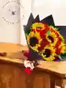 Flores Girasoles Y Rosas Radiante Amor